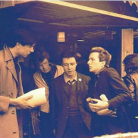 Joe Strummer Rock On Stall Soho Circa 1978.